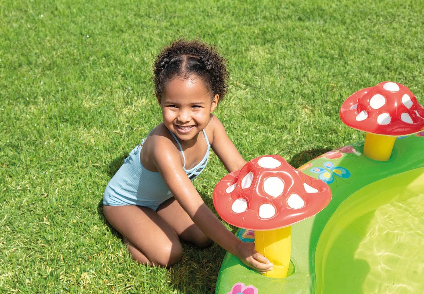 Intex My Garden Inflatable Play Center with Slide and Sprayer