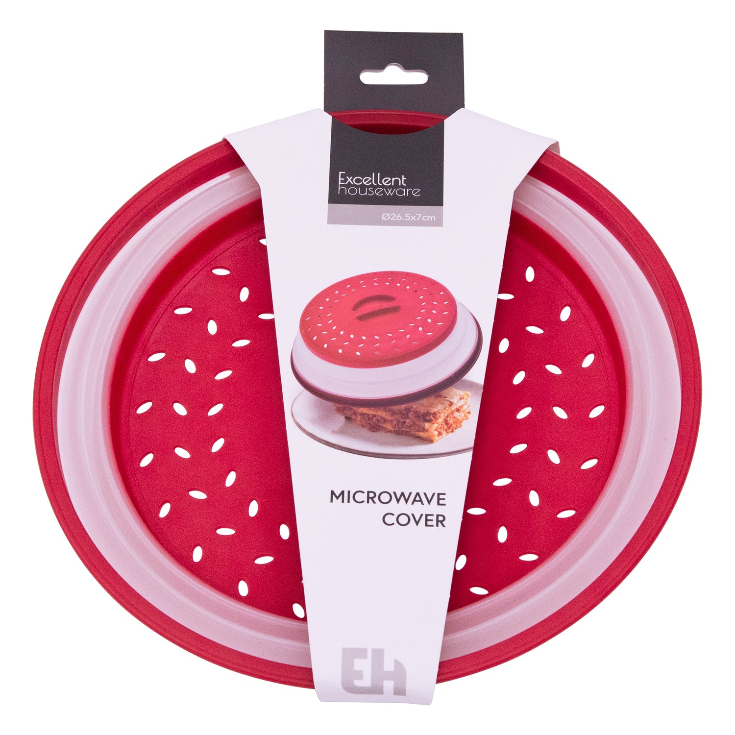 Microwave Cover for Food Collapsible Microwave Splatter Cover with Steam Vents Microwave Colander BPA Free - Assorted Colours