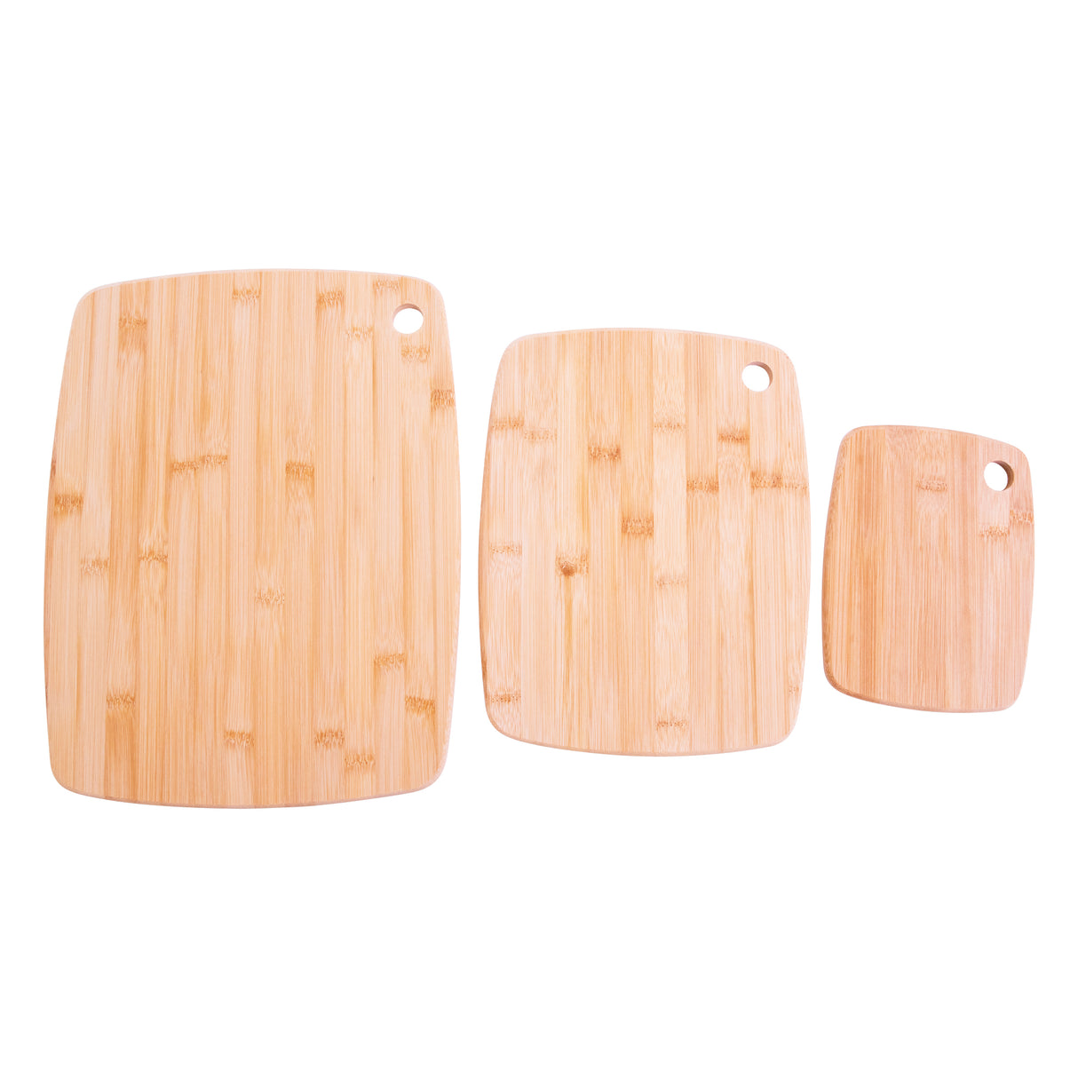 Bamboo Chopping Board Set – 3 Piece Wooden Cutting Boards for Kitchen – Durable & Knife Friendly – Multipurpose for Meat, Vegetables, and Cheese – Eco-Friendly & Easy to Clean