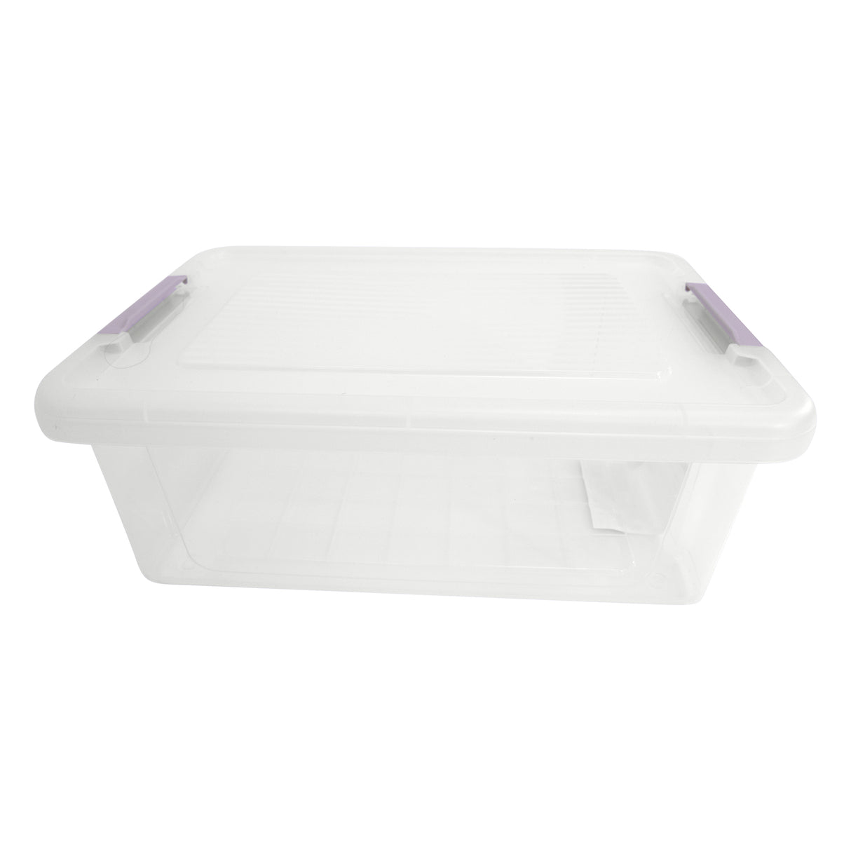 Plastic Storage Box with Lids | Stackable Clear Containers for Kitchen, Office, Crafts, Tools & Household Essentials (12 Litre)