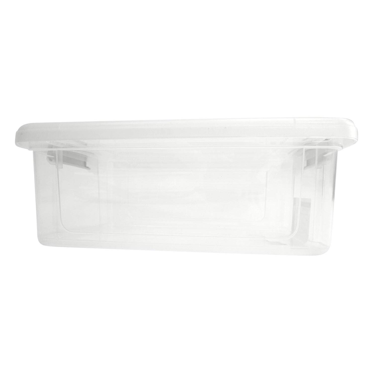 Plastic Storage Box with Lids | Stackable Clear Containers for Kitchen, Office, Crafts, Tools & Household Essentials (12 Litre)