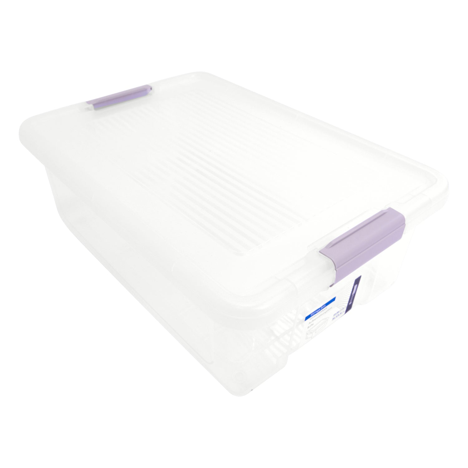 Plastic Storage Box with Lids | Stackable Clear Containers for Kitchen, Office, Crafts, Tools & Household Essentials (20 Litre)