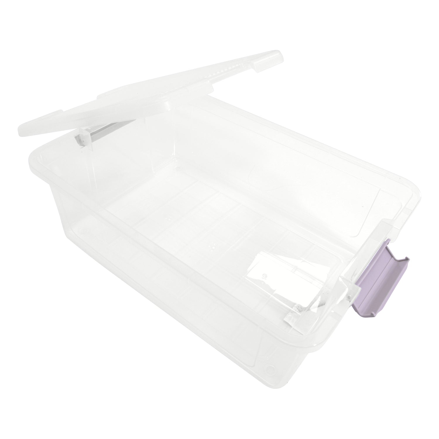Plastic Storage Box with Lids | Stackable Clear Containers for Kitchen, Office, Crafts, Tools & Household Essentials (20 Litre)