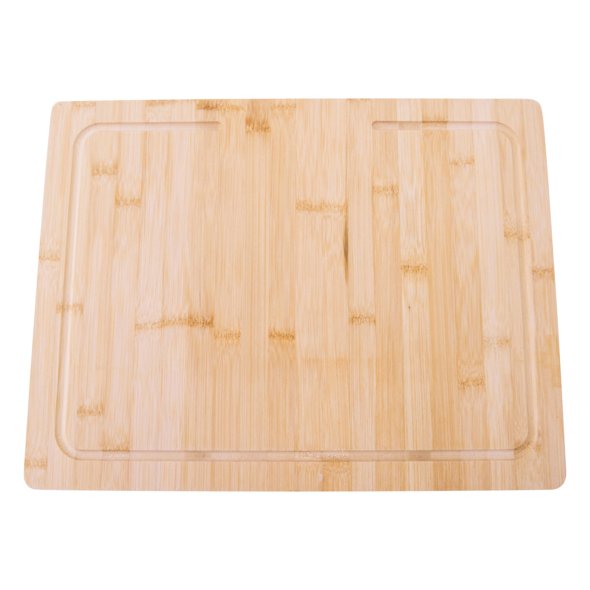 Bamboo Cutting Board with Juice Groove, Counter Edge Design, for Meat, Vegetables, Bread