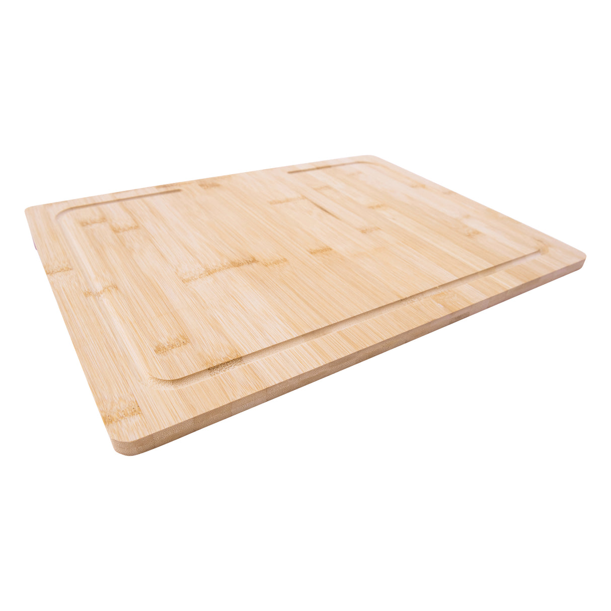 Bamboo Cutting Board with Juice Groove, Counter Edge Design, for Meat, Vegetables, Bread