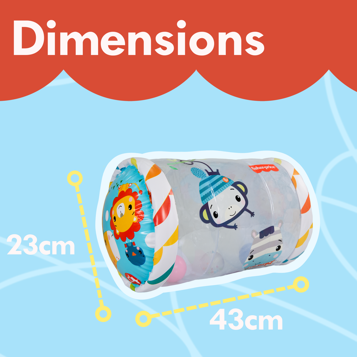 Fisher-Price Inflatable Baby Roller