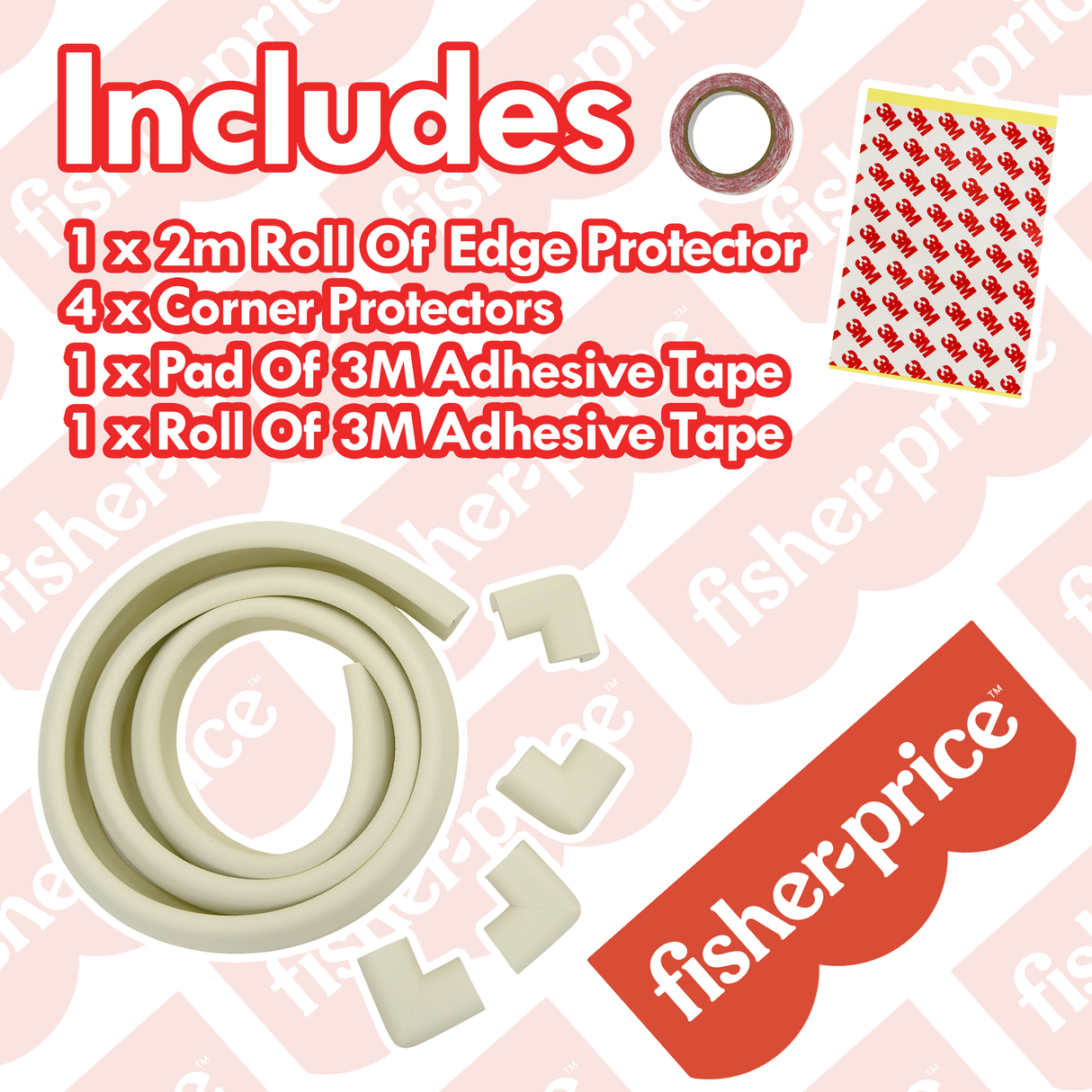 Fisher-Price Baby Safety Edge & Corner Protector Set