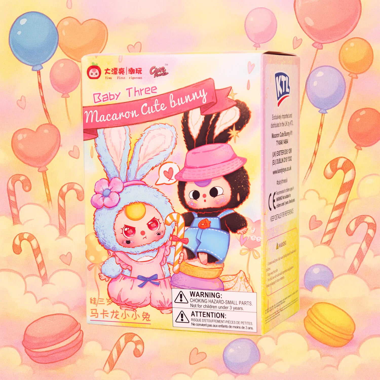 Baby Three Macaron Cute Bunny | Collectible Blind Box