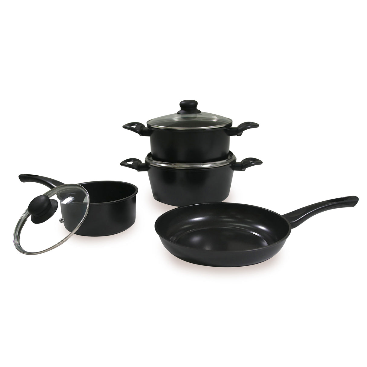 7 Piece Non Stick Pots & Pans Set