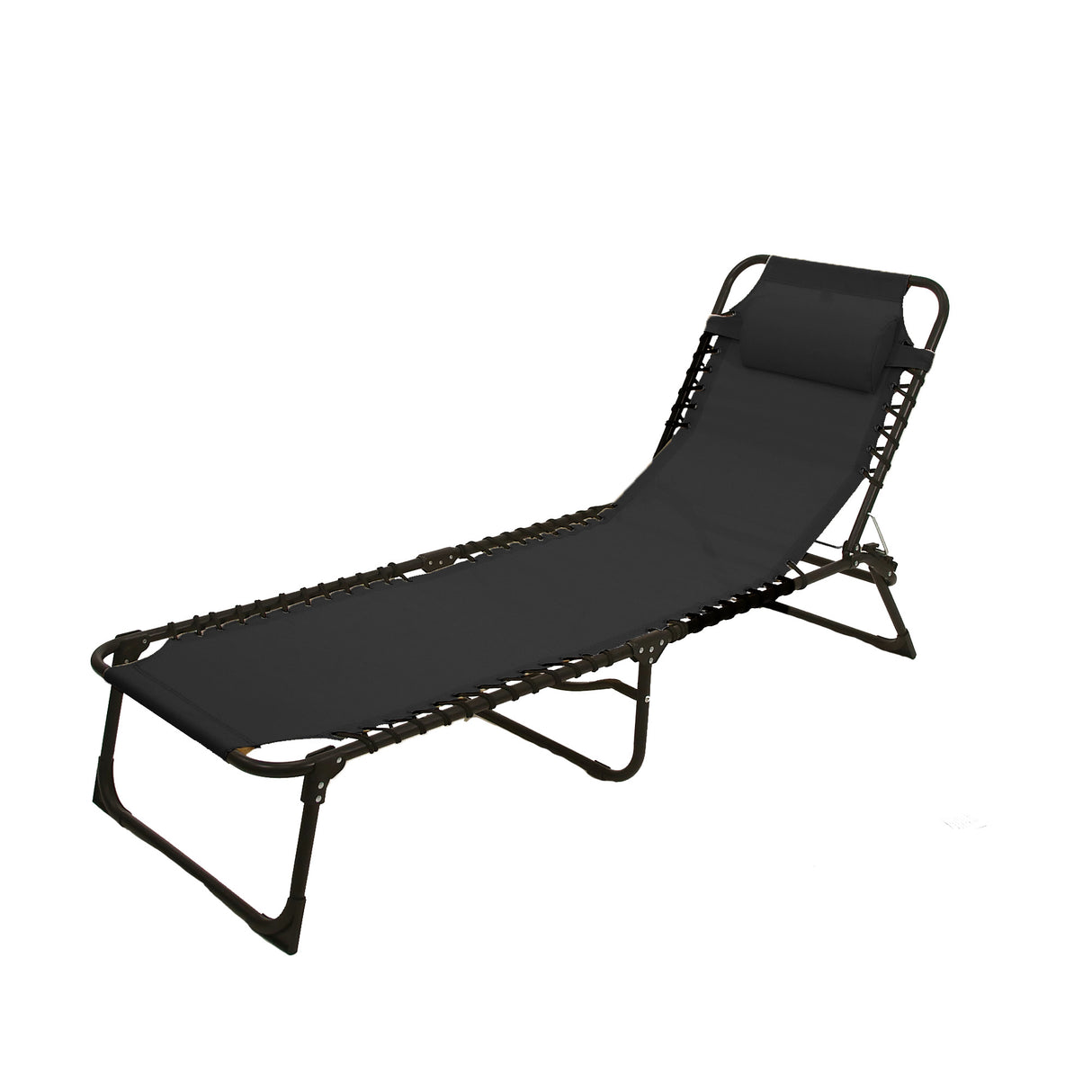 Portable Sun Lounger with Headrest