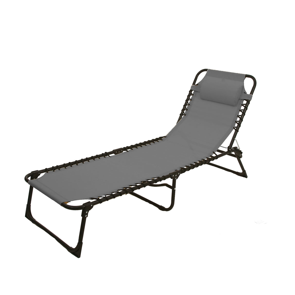 Portable Sun Lounger with Headrest