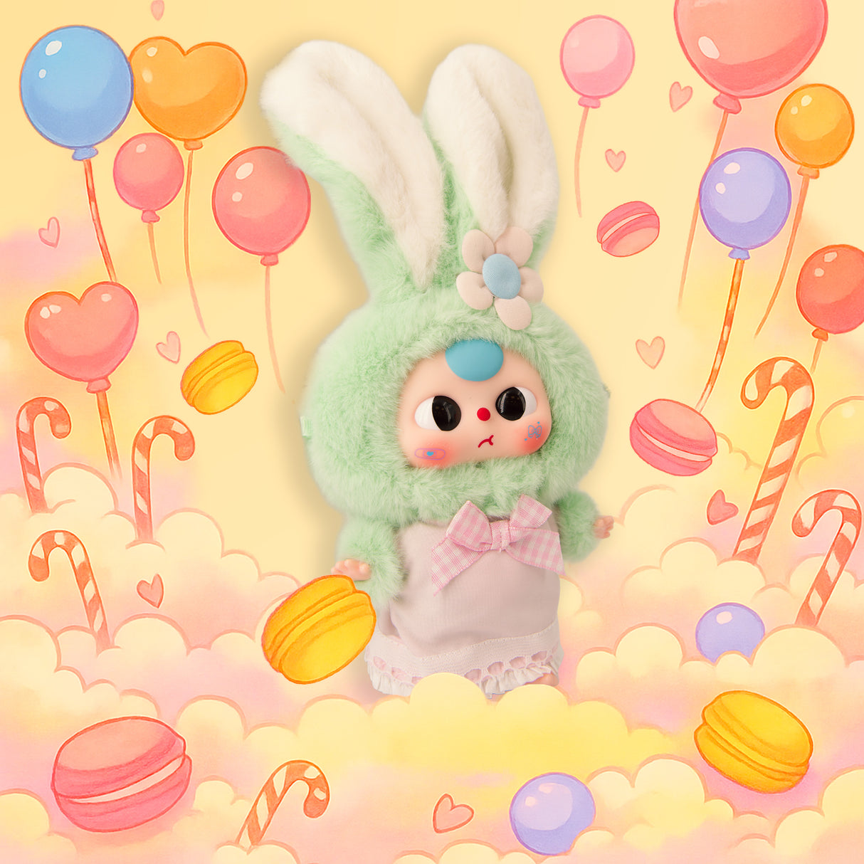 Baby Three Macaron Cute Bunny | Collectible Blind Box