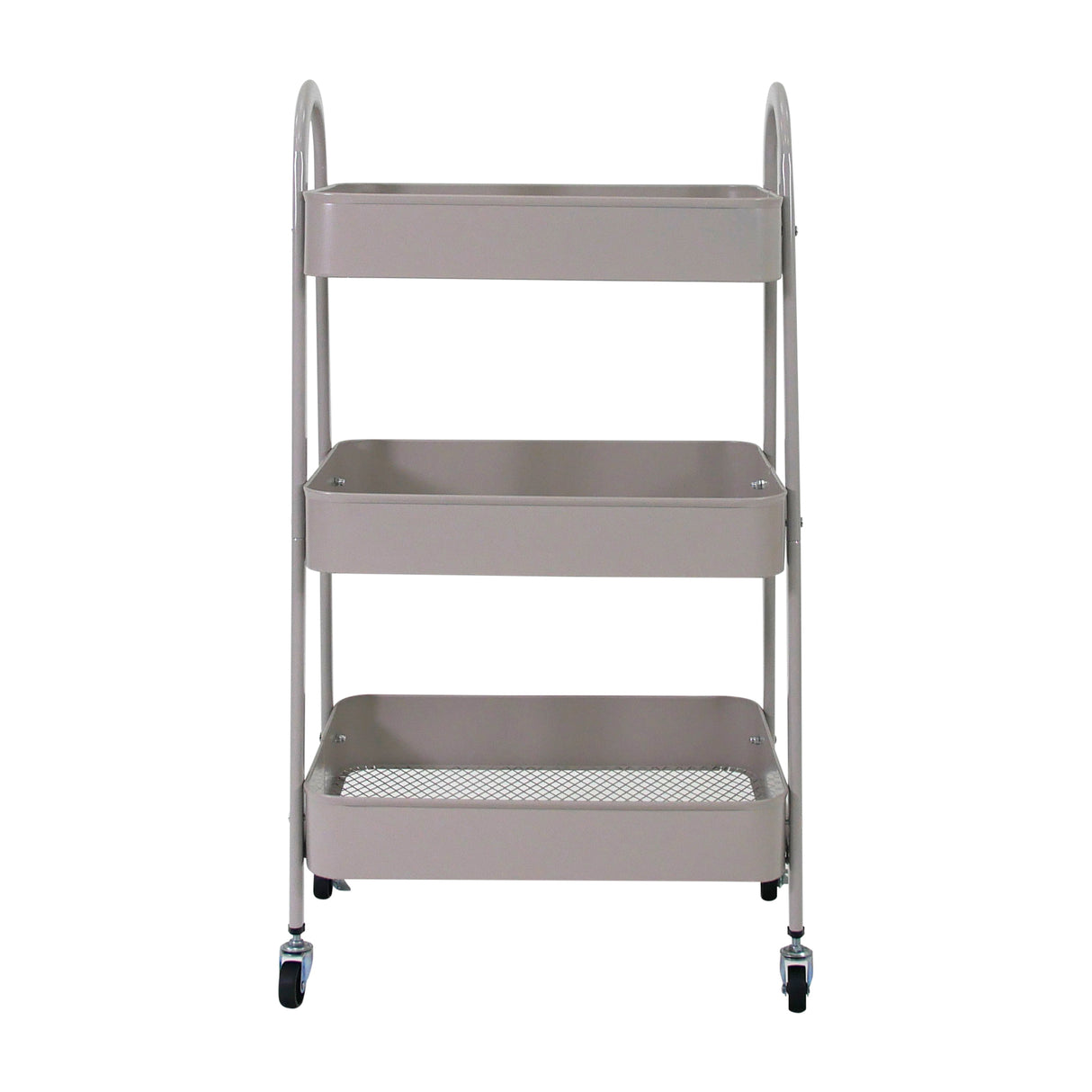 Sand 3 Tier Kitchen Trolley on Wheels | Libbi Lou