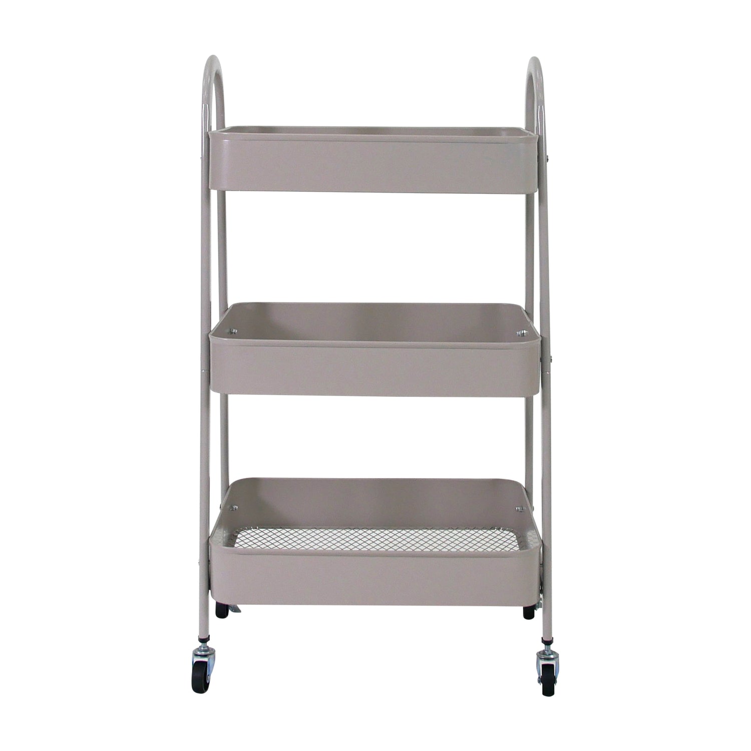 Sand 3 Tier Kitchen Trolley on Wheels | Libbi Lou