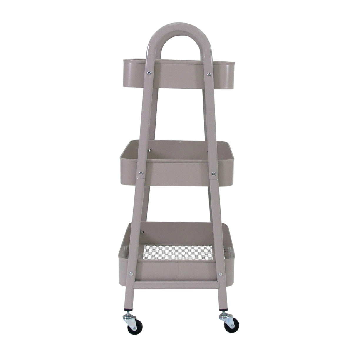 Sand 3 Tier Kitchen Trolley on Wheels | Libbi Lou