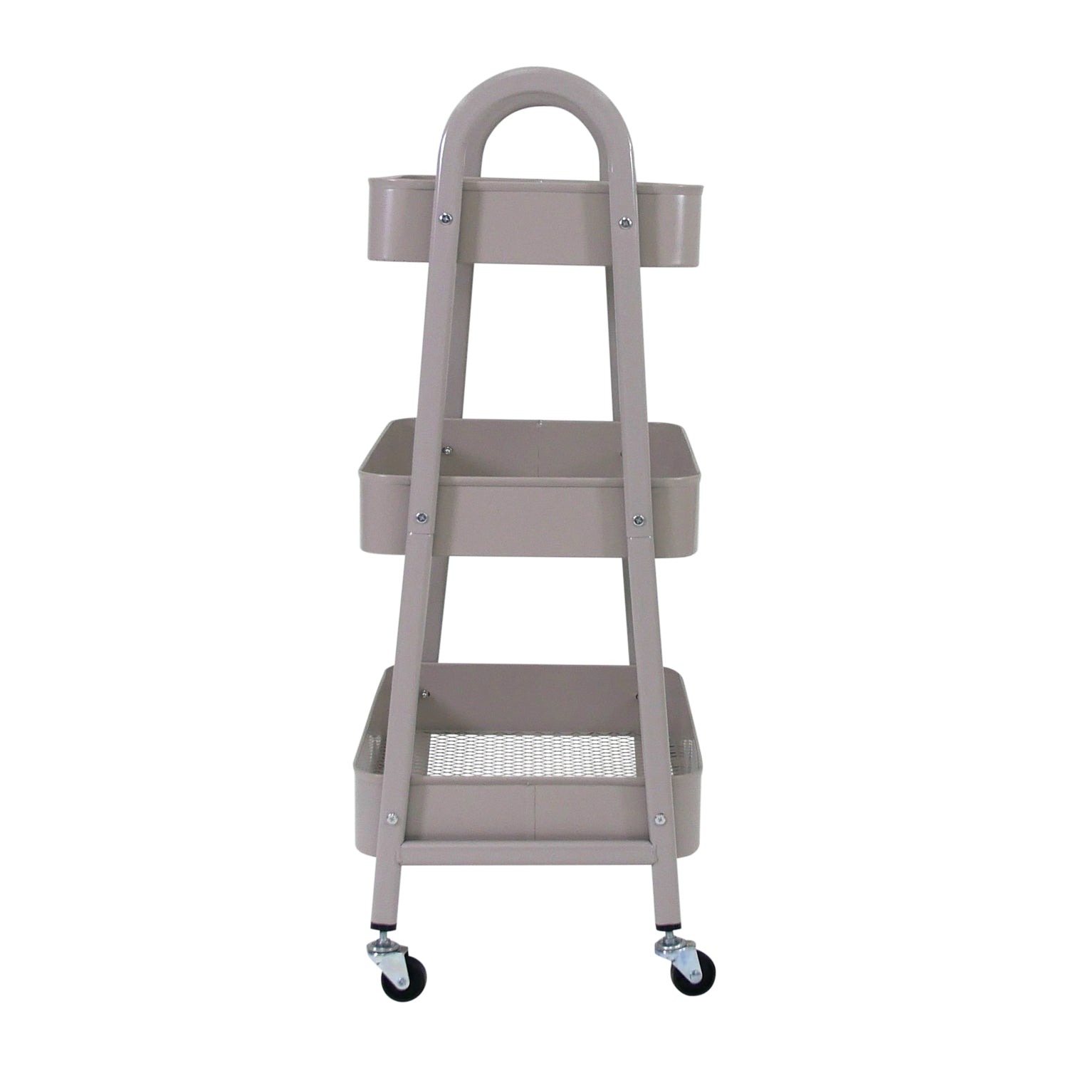 Sand 3 Tier Kitchen Trolley on Wheels | Libbi Lou