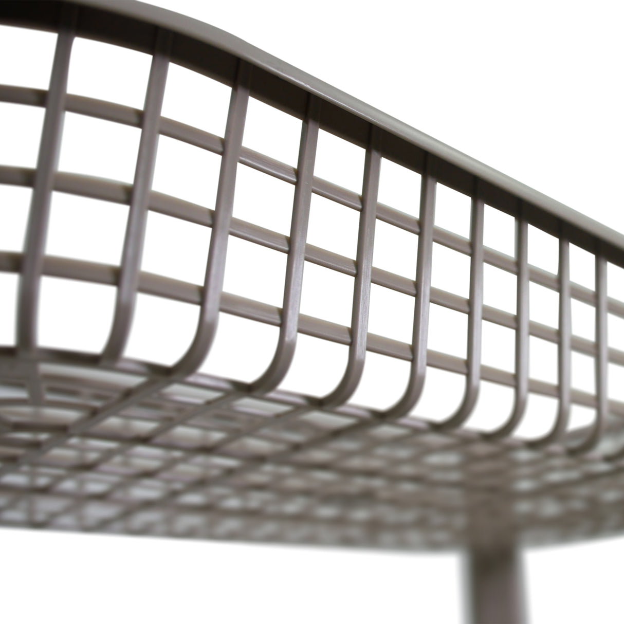 4 Tier Storage Trolley Unit with Wheels | Plastic Beige Unit