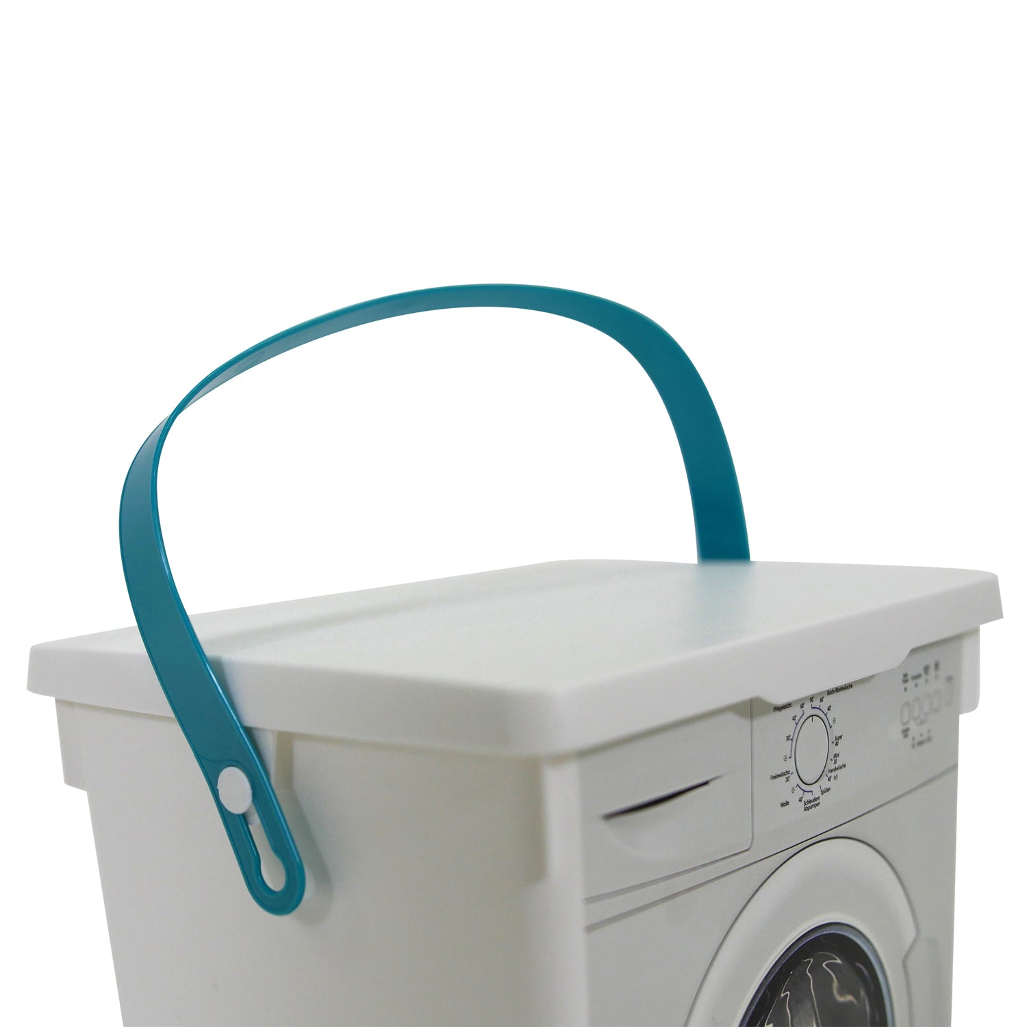 Drying Peg Storage Box Container 5L – Peg Basket Box Compact Organiser for Clothesline Pegs & Clips - (23.5x19x19cm)