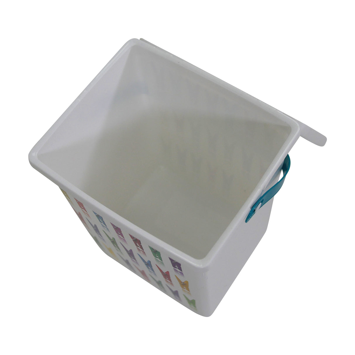 Drying Peg Storage Box Container 5L – Peg Basket Box Compact Organiser for Clothesline Pegs & Clips - (23.5x19x19cm)