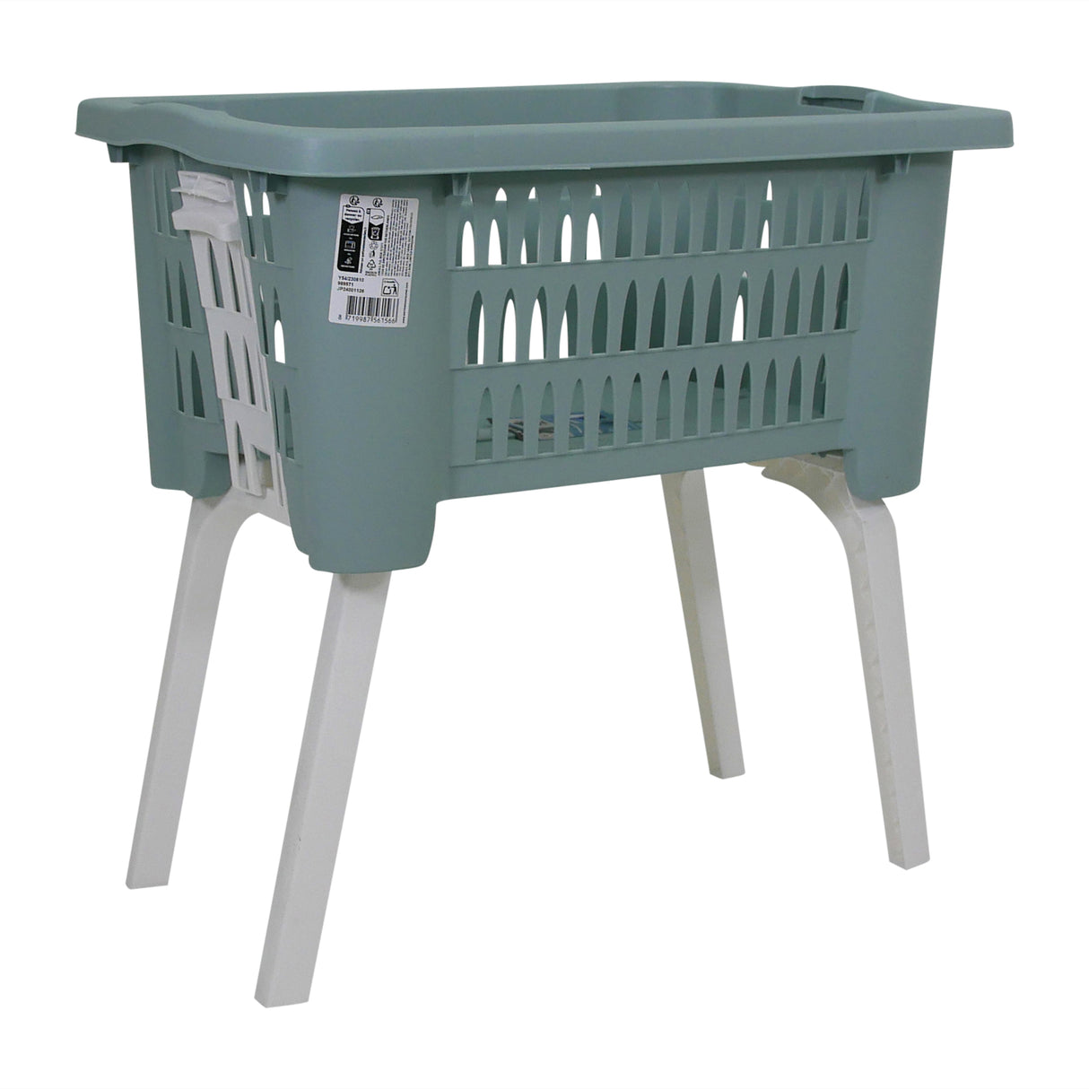 Foldable Laundry Basket with Legs with Ventilated Design | 3 Assorted Colours - 1 sent at Random