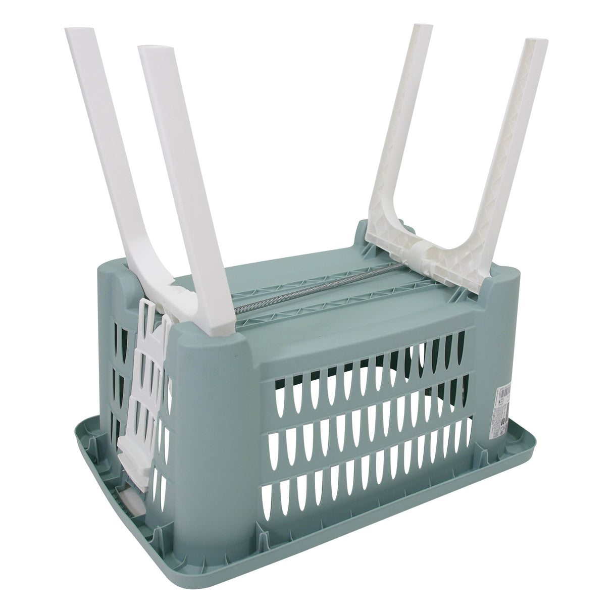 Foldable Laundry Basket with Legs with Ventilated Design | 3 Assorted Colours - 1 sent at Random