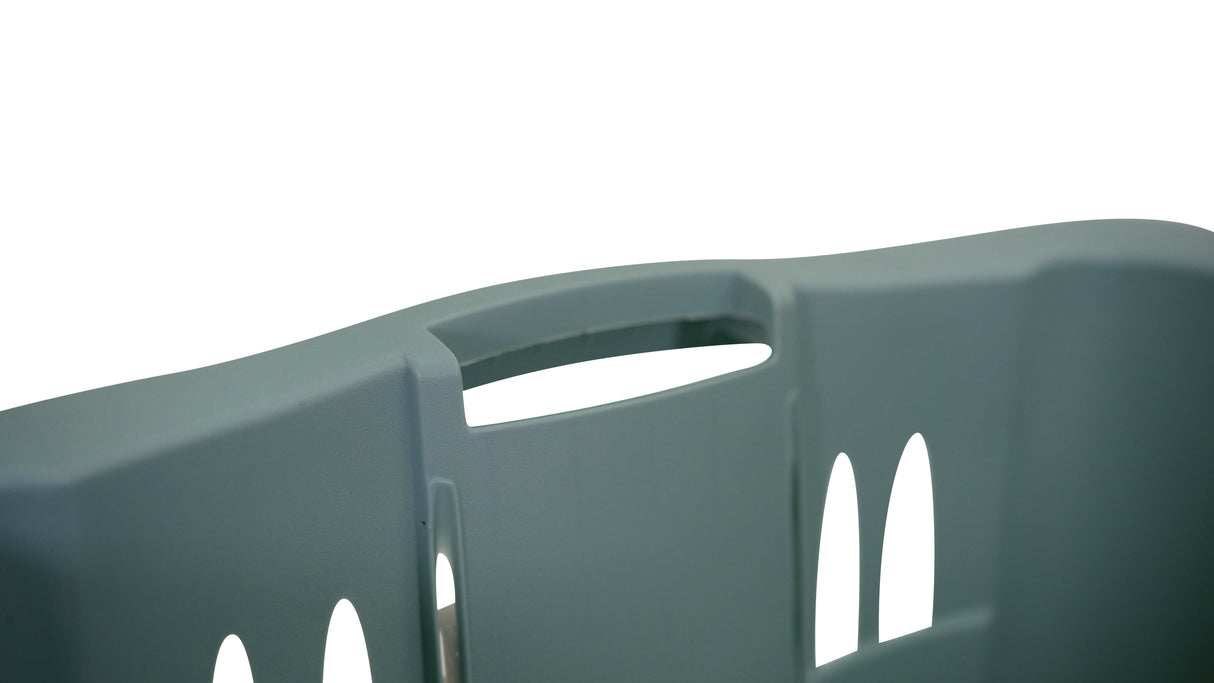 Foldable Laundry Basket with Legs with Ventilated Design | 3 Assorted Colours - 1 sent at Random