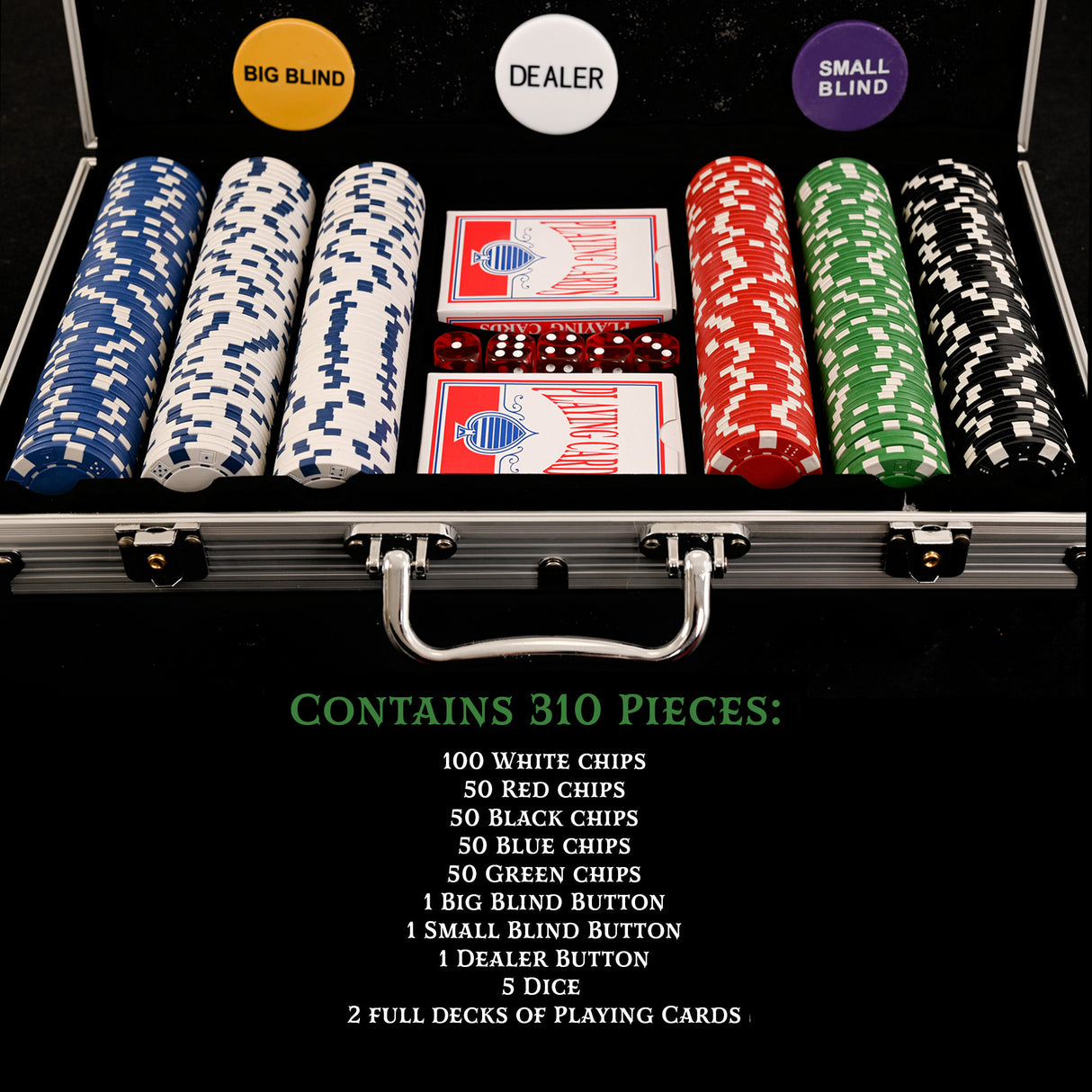 300 Piece Texas Hold'em Poker Set