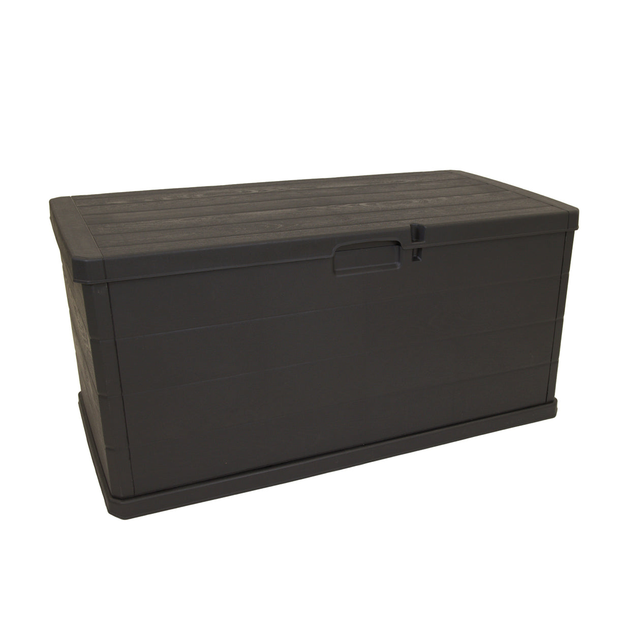 Outdoor Garden Storage Box with Lid 118x59x57cm Water Resistant Lockable Plastic Deck Box Storage Container for Cushions, Wellies, Logs, Coal & Garden Tools (340L)