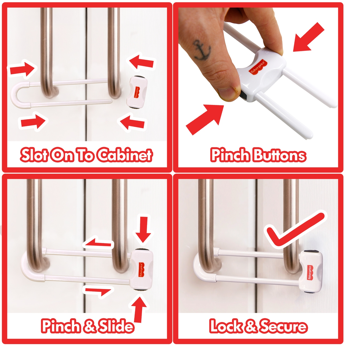 Fisher-Price Baby Safety Cabinet Locks