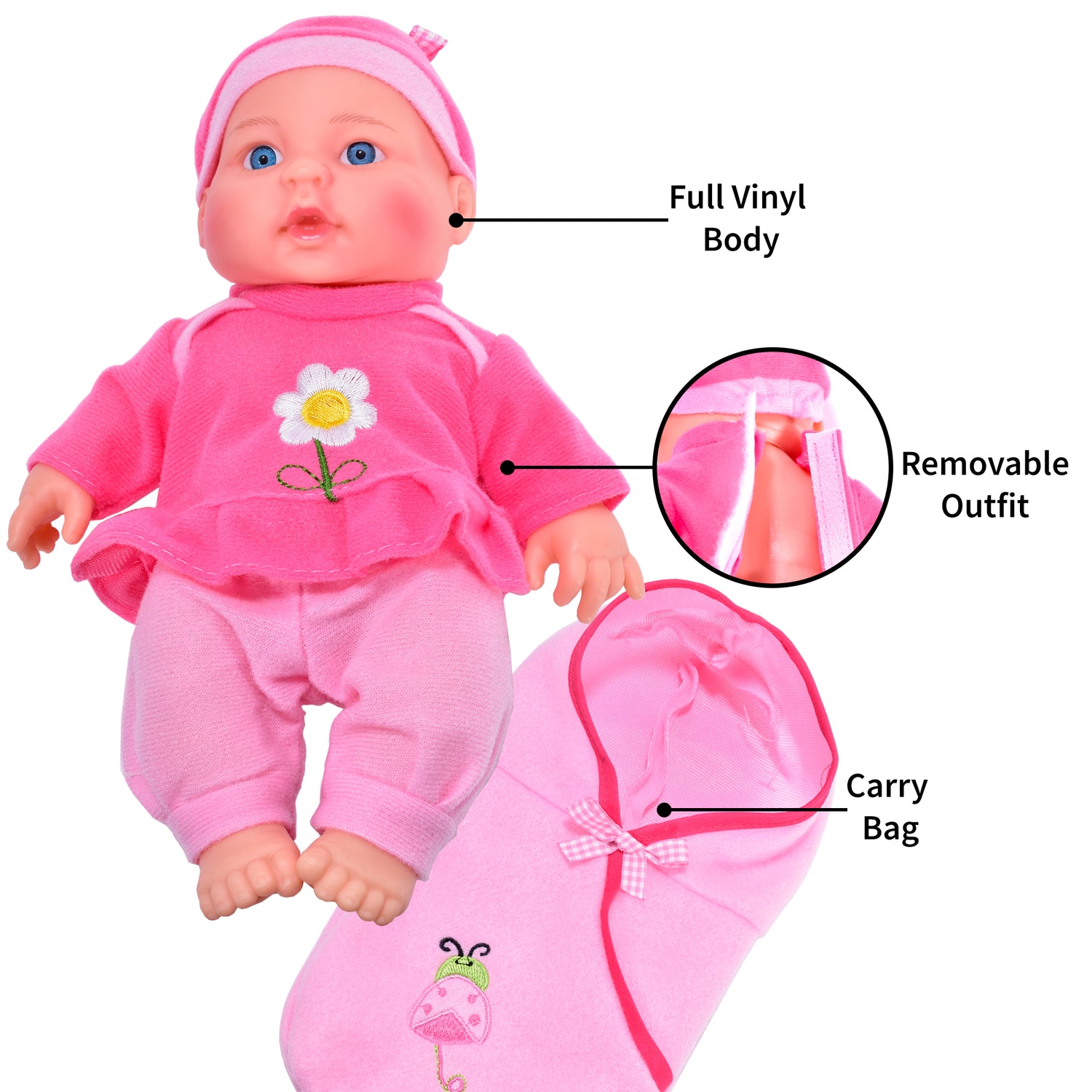 Baby Doll With Carry Bag