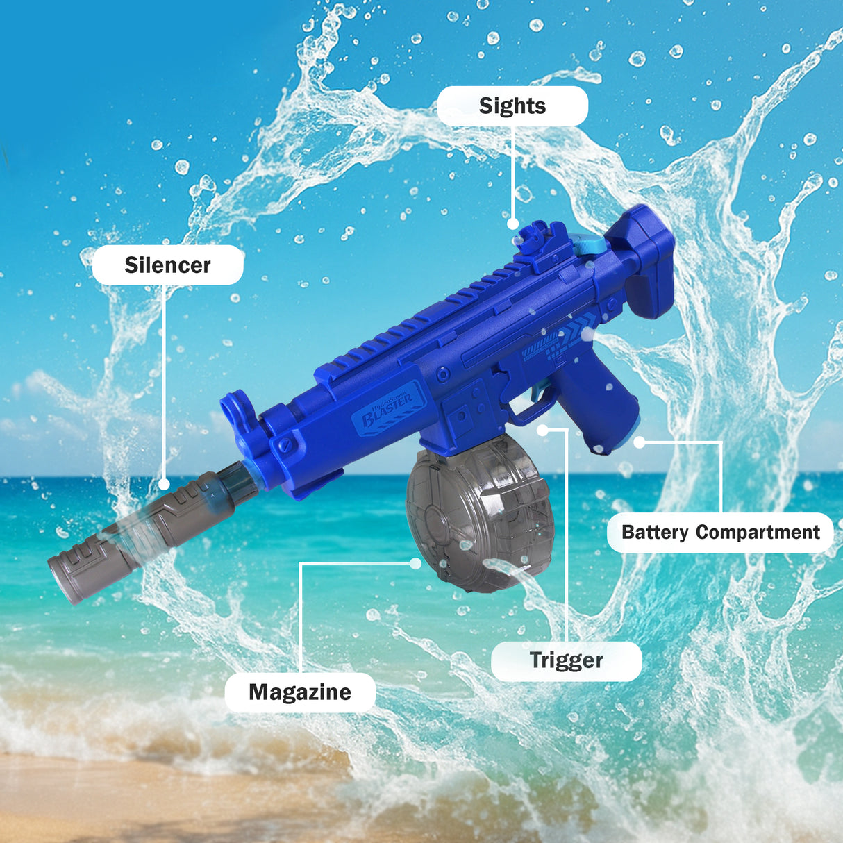 MP4 Automatic Water Gun