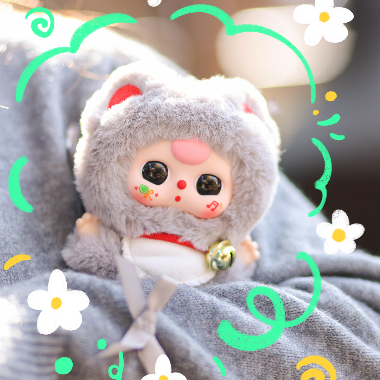 Baby Three Billionaire Cat | Collectible Blind Box