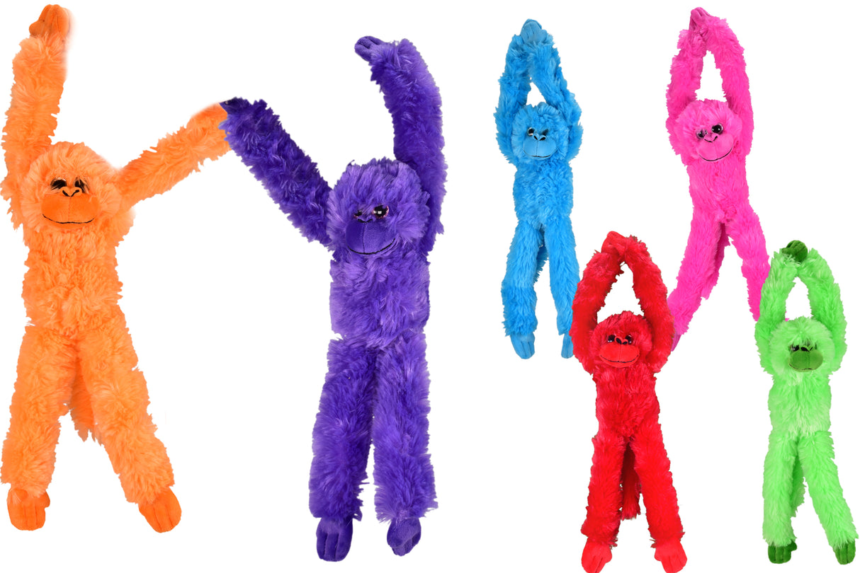 48cm Plush Hanging Monkey – 1 Assorted Design