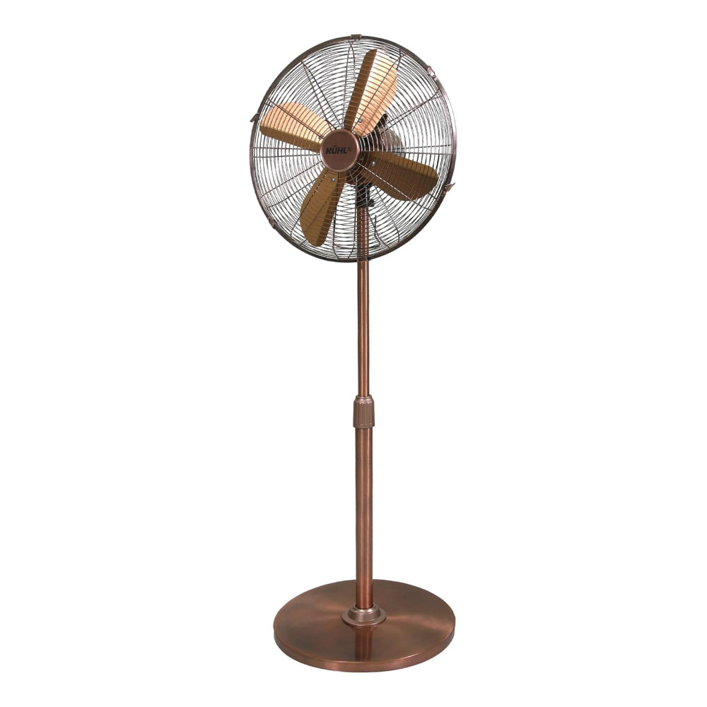 KÜHL 16" Electric Pedestal Fan | 3 Speed Settings | 80° Oscillation | Adjustable Standing Fan | Easy to Assemble | Home & Office