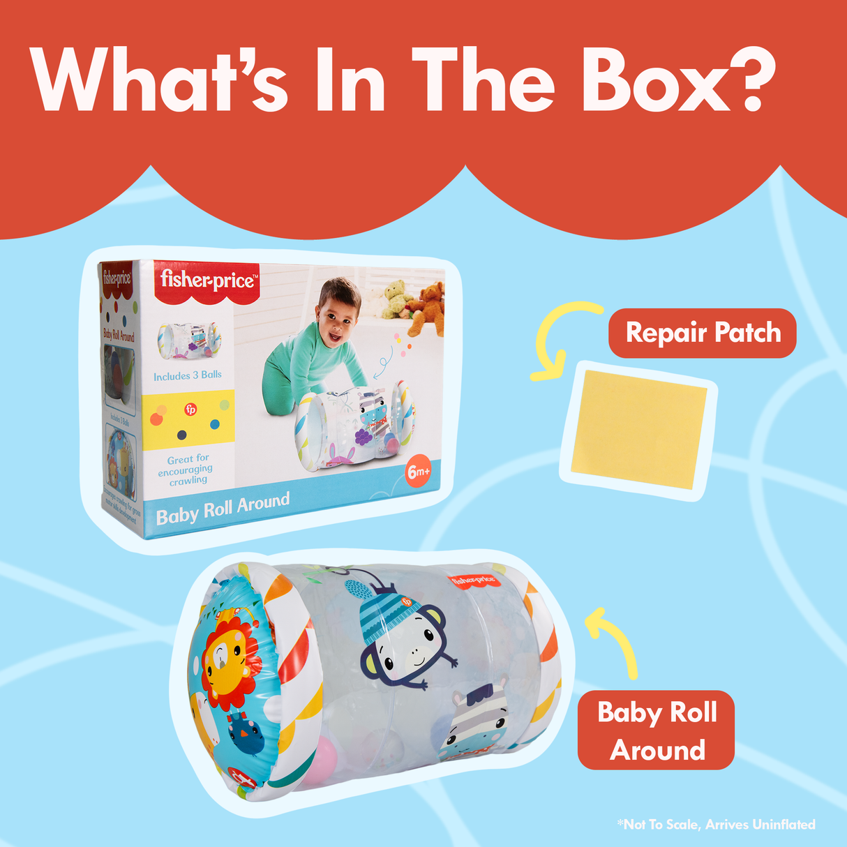 Fisher-Price Inflatable Baby Roller