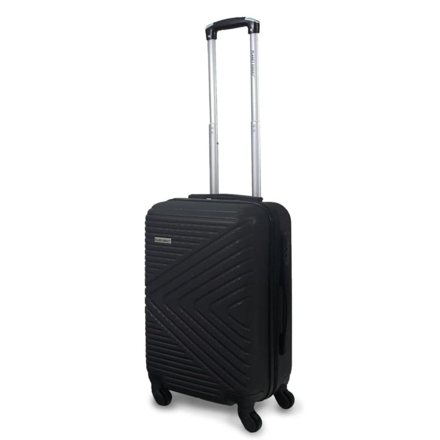 Planet Direct Cabin Suitcase (55x36x23cm) | Hard Shell Lightweight Suitcase | 3-Digit Lock | 4 Spinner Wheels | Telescopic Handle | Carry On Luggage