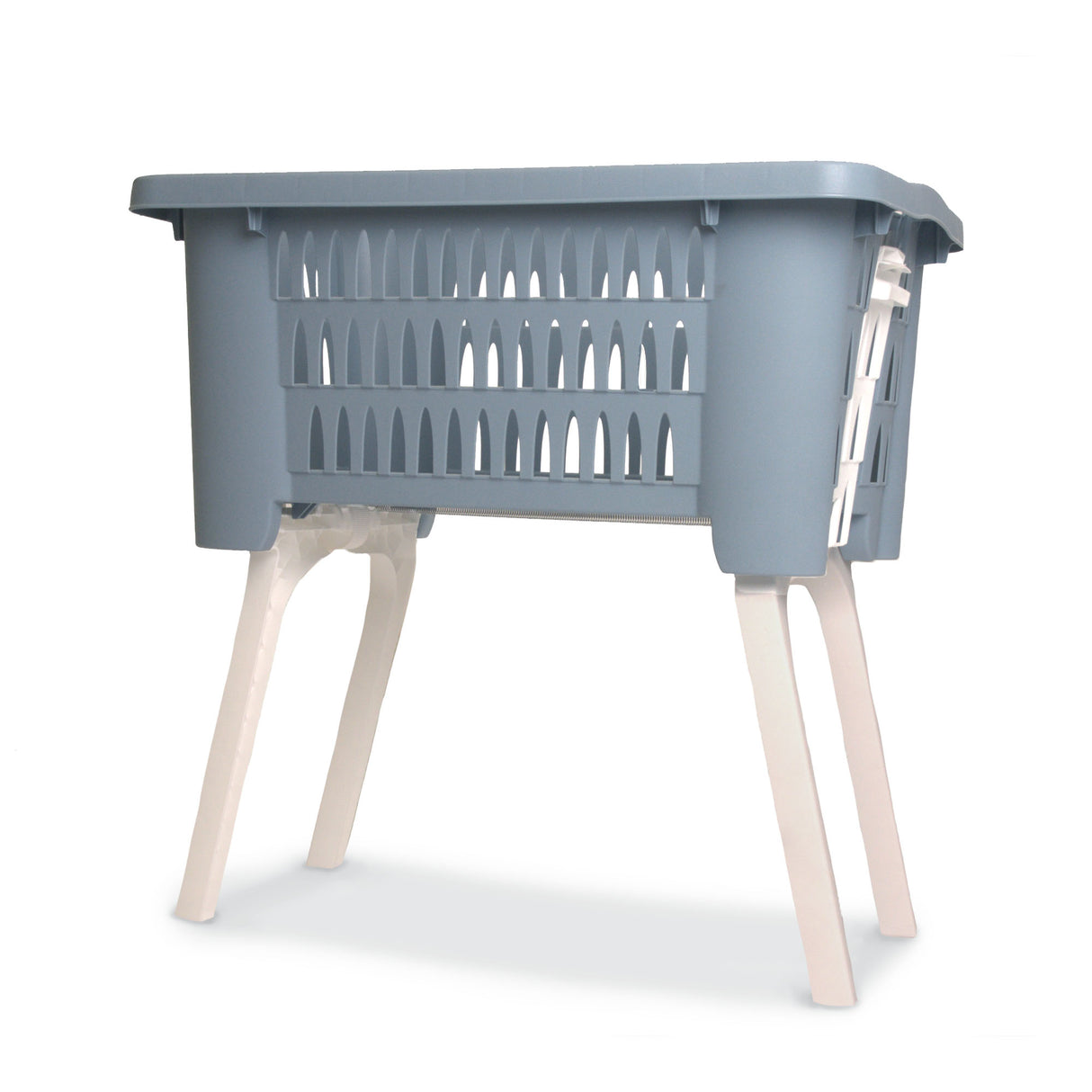 Foldable Laundry Basket with Legs with Ventilated Design | 3 Assorted Colours - 1 sent at Random