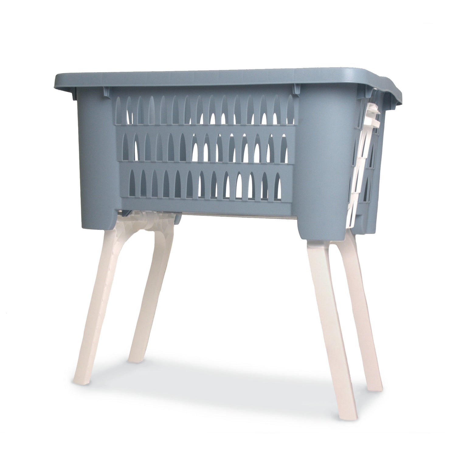 Foldable Laundry Basket with Legs with Ventilated Design | 3 Assorted Colours - 1 sent at Random