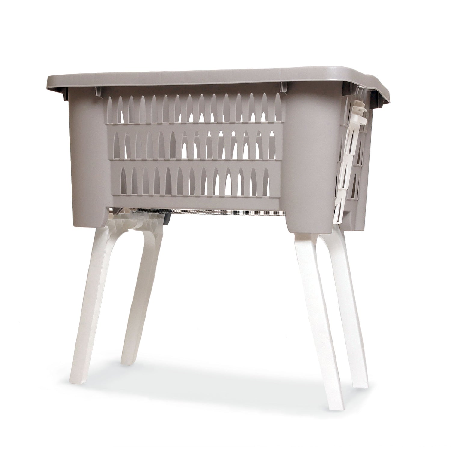 Foldable Laundry Basket with Legs with Ventilated Design | 3 Assorted Colours - 1 sent at Random