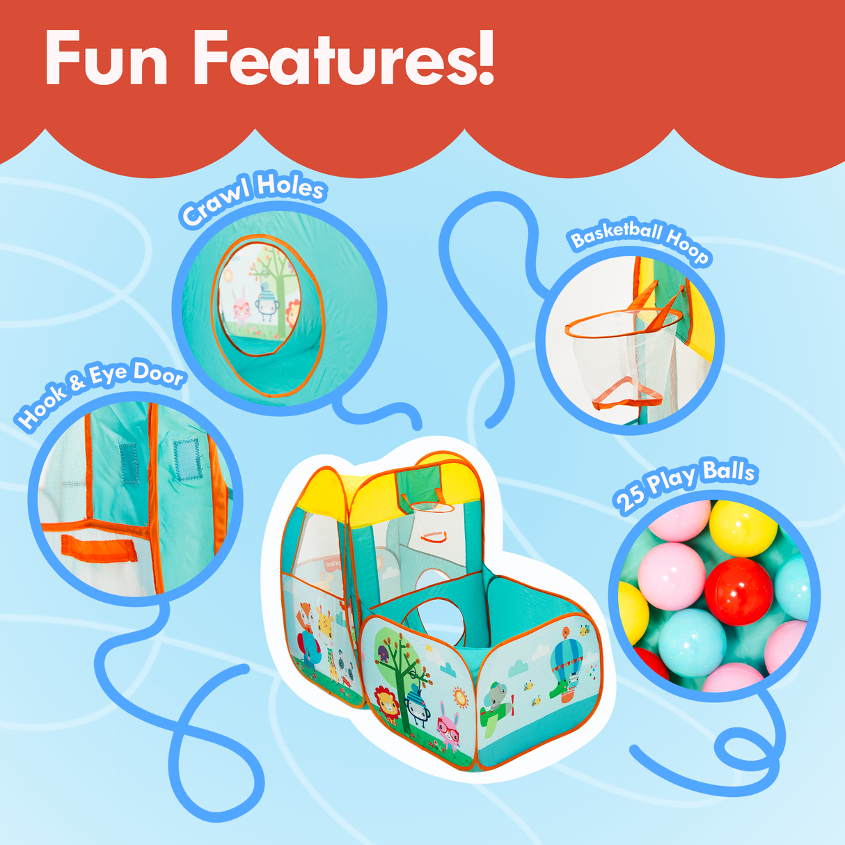 Fisher-Price Ball Pit Playset with 25 Play Balls