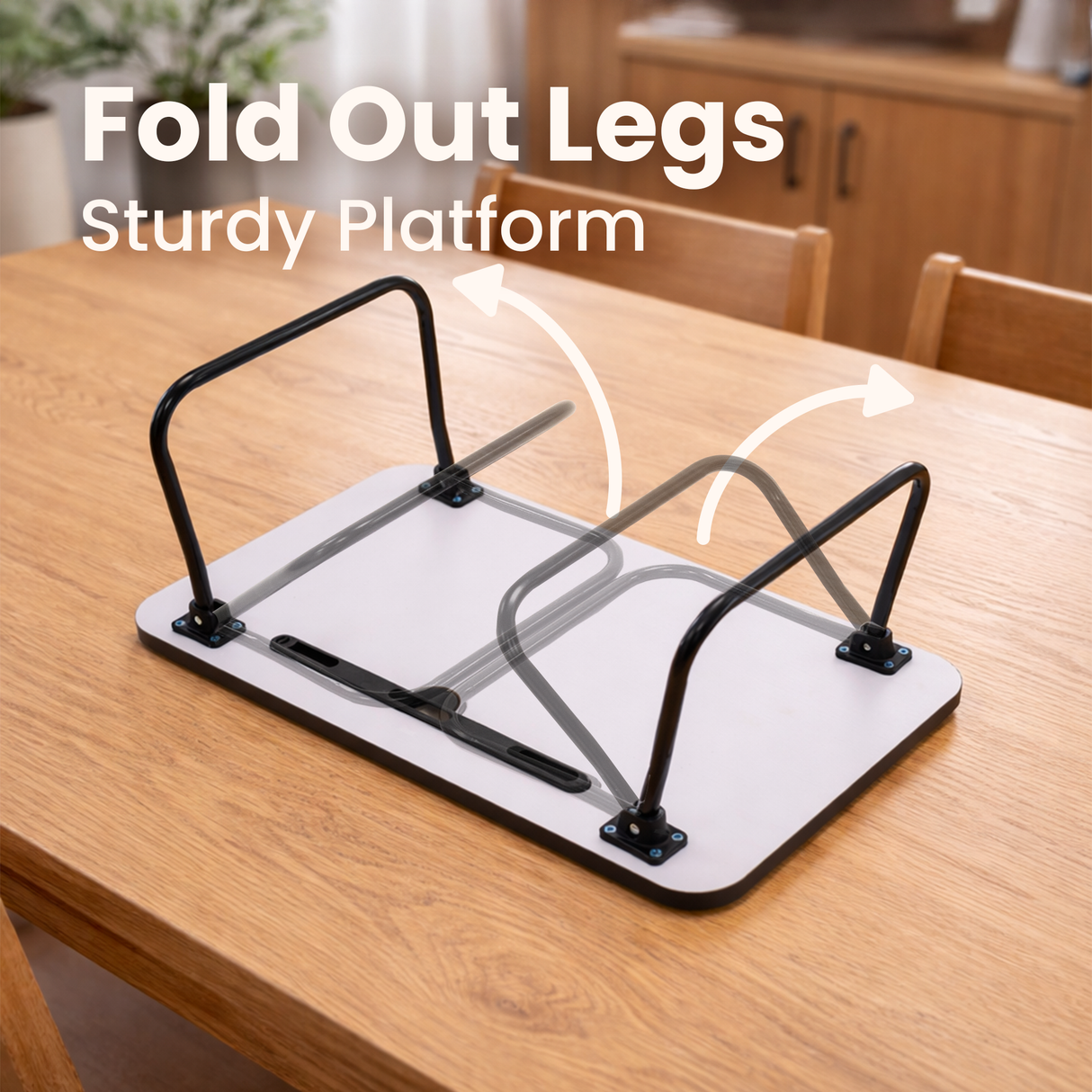 Laptop Bed Table with Foldable Legs Tablet Mobile Sofa TV Dinner Bed Table Tray Portable Breakfast Desk Stand