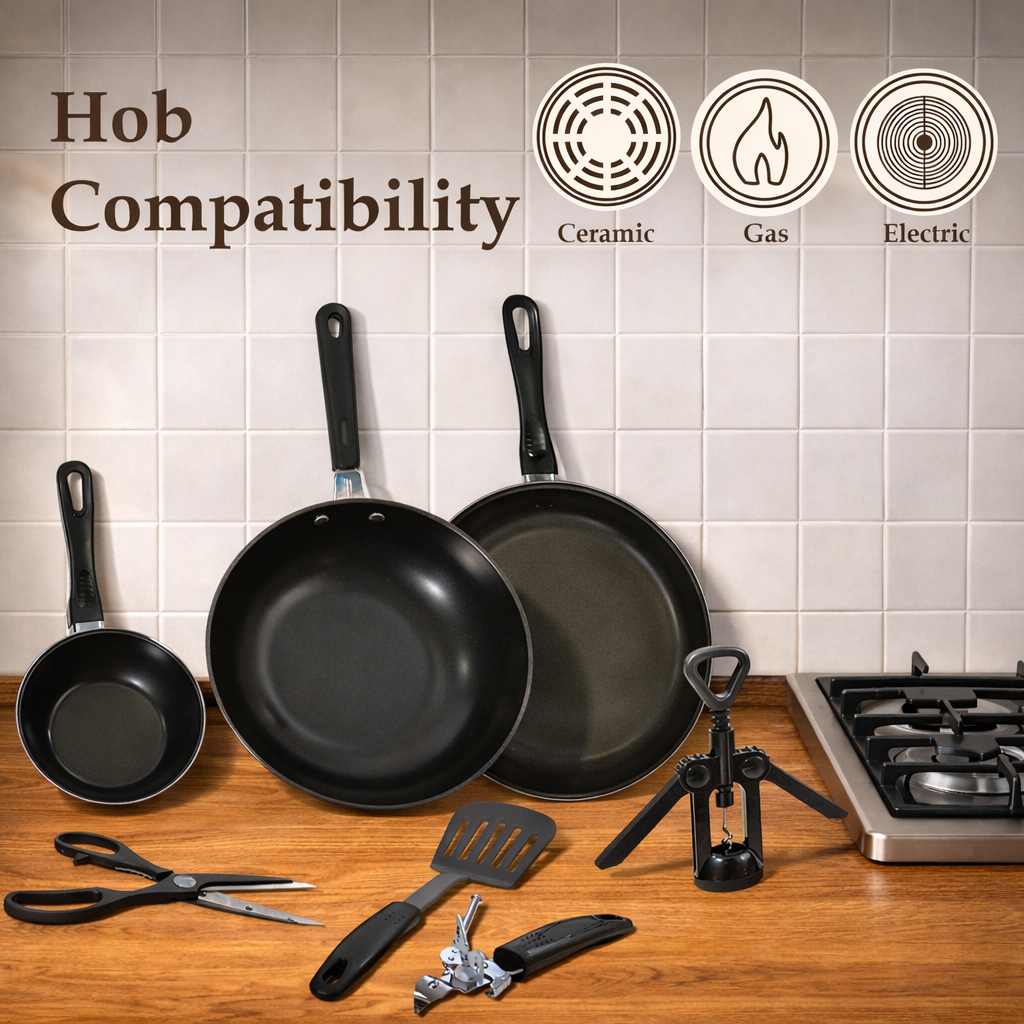 22 Piece Basic Cookware & Untensil Starter Cooking Set