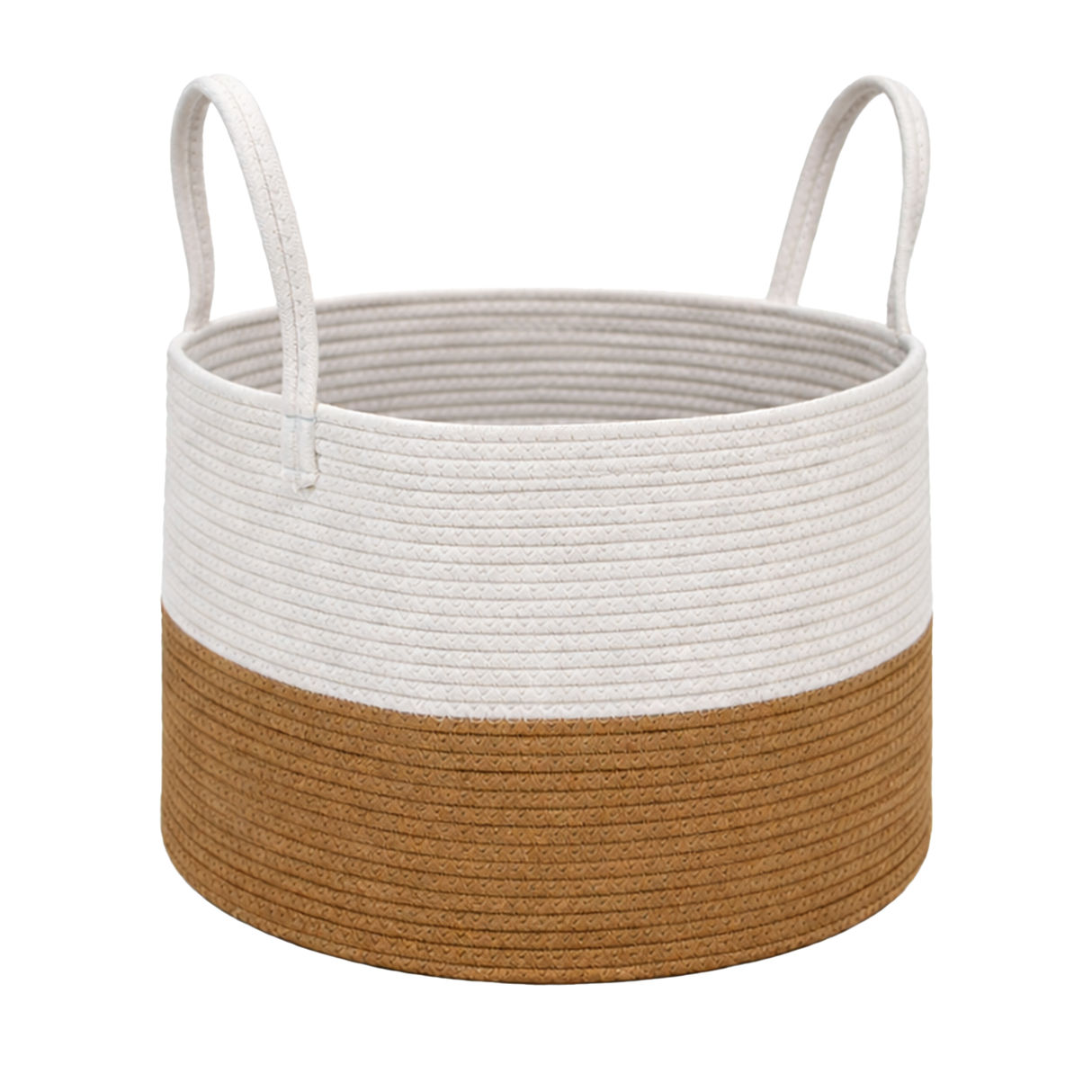 Cotton Rope Storage Basket with Handles