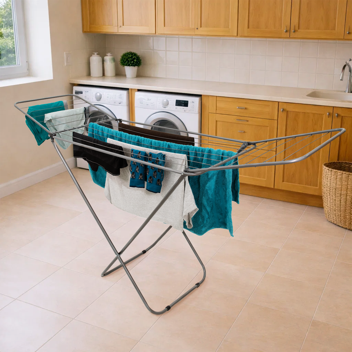 Large Foldable Clothes Airer