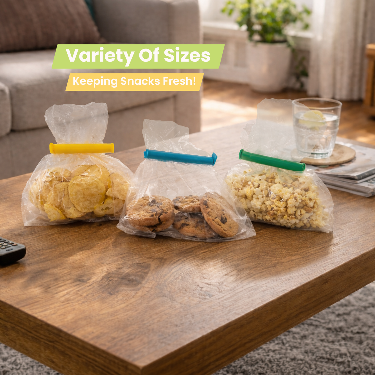 24Pcs Bag Clips for Food Storage