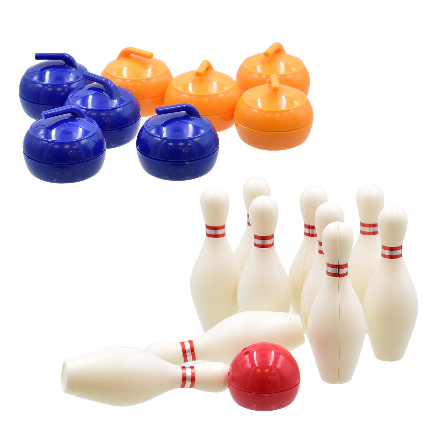 Table Top Shuffleboard, Bowling, Curling, 3-in-1 Game