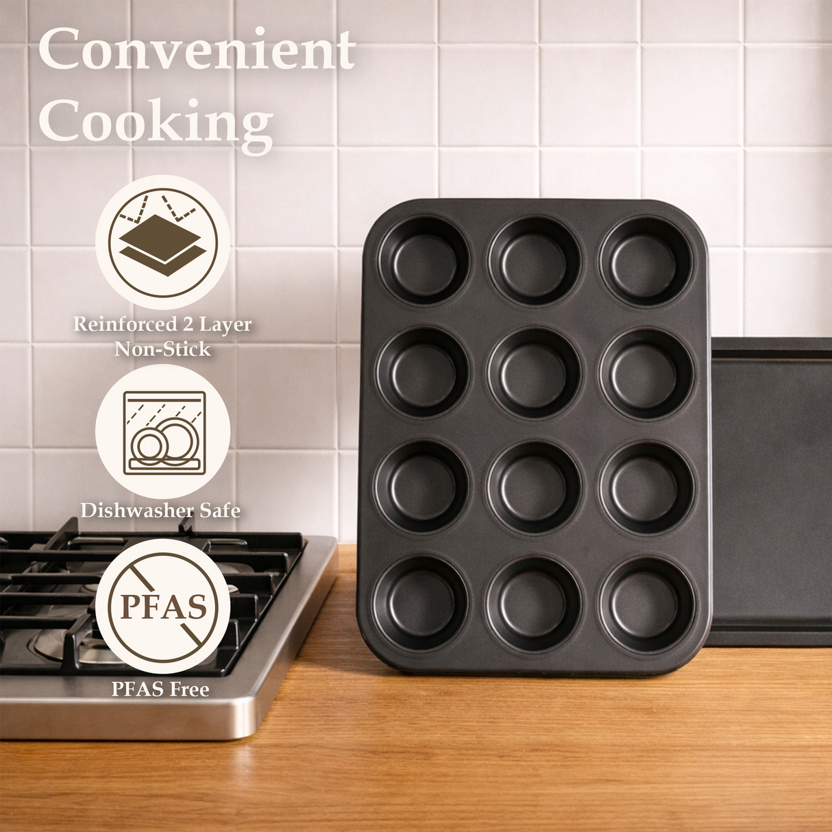 Non-Stick Steel 6 Piece Baking Set