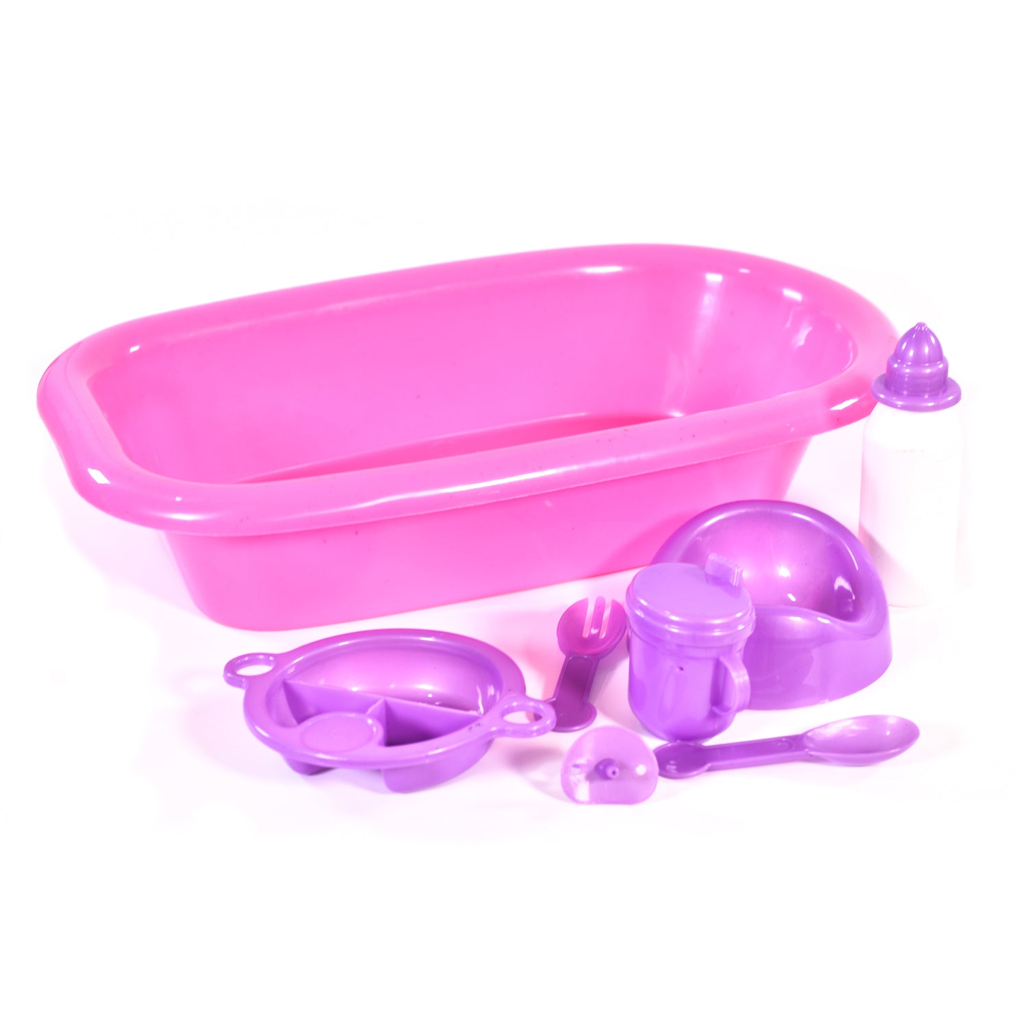 Baby Doll Bath and Bottle 8 Piece Bath Time Set