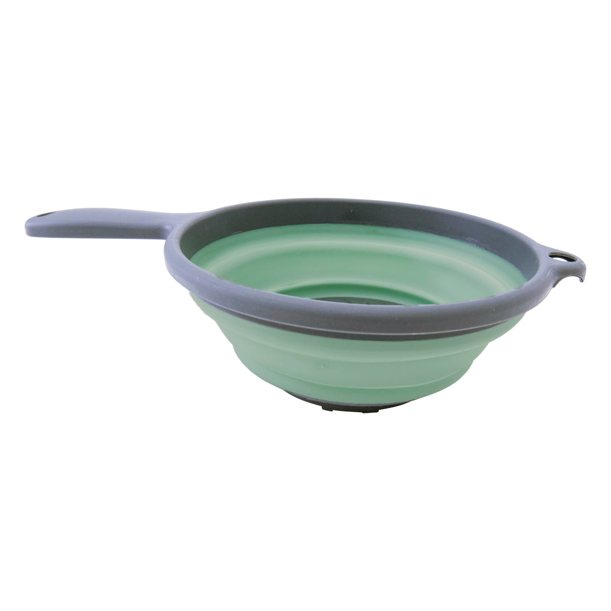 Collapsible Silicone Kitchen Colander with Handle + Without Handle - BPA Free, Non Toxic - Space Saving Folding Food Strainer for Kitchen & Travel 23cm (Colander with Handle) - Assorted