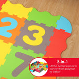 Interlocking Foam Play Mats with 40 Ball Pit Balls
